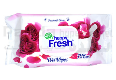 Picture of Happy Fresh Wet Wipes With Fliptop 120pcs