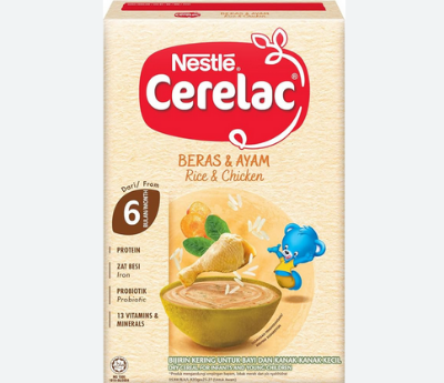 Picture of Nestle Cerelac Rice & Chicken pack 250gm (Malaysia)