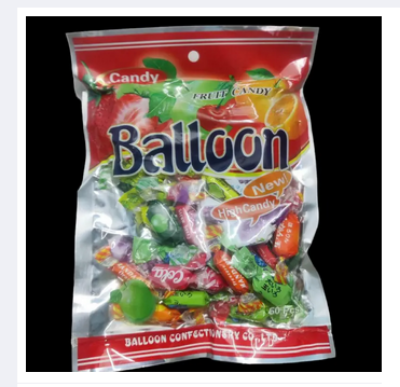 Picture of Balloon Assortments Fruit Candy - 50 Piece (Thailand)