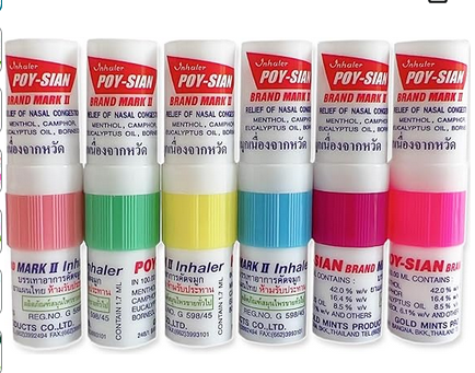 Picture of Poysian Mark II Menthol Nasal Inhaler From Thailand (Pack of 2)
