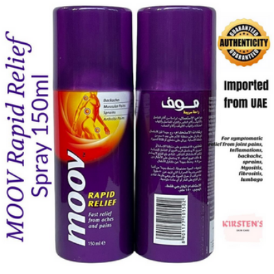 Picture of AUTHENTIC MOOV RAPID RELIEF SPRAY 150ml-imported