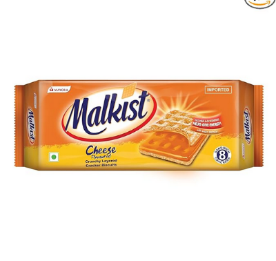 Picture of Malkist Cheese Flavoured Cracker Biscuits - 144g (indian)