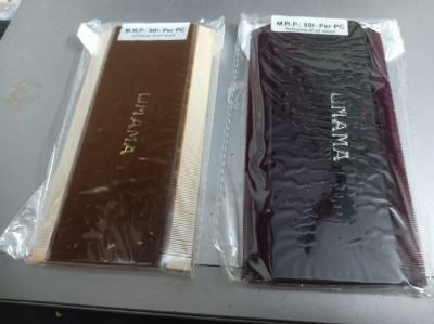 Picture of 2 Pieces Hair Hard Rubber Lick Comb (উকুনের চিরুনি) Piece Ukun Marar Chiruni