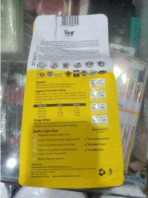 Picture of NHF Gluten Free Organic Regular Rolled Oat 500g