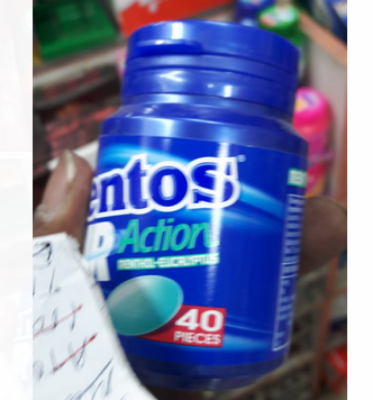 Picture of Mentos Sugar Free Gum (56g*2 Tubs) 80 Pcs