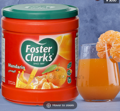Picture of Foster Clarks Mandarin Soft Drinks Powder 2kg