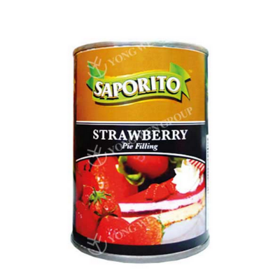 Picture of Saporito Strawberry Pie Filling Can 595 gm