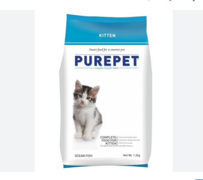 Picture of 🔍 Purepet Ocean Fish Kitten Dry Cat Food 1kg