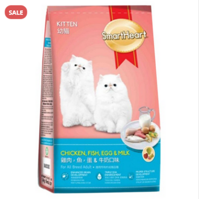 Picture of SmartHeart Kitten Chicken, Fish, Egg & Milk- 1100gm