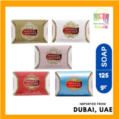 Picture of Imperial Leather Soap 5X125grams Classic,Active,Gold,Elegance and Extra Care (5pcs)