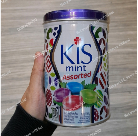 Picture of Kis Mint ASSORTED permen kiss Candy festive kaleng 150gr(Indonesia)