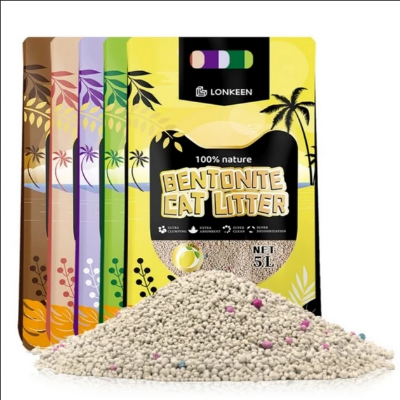 Picture of Pasir Gumpal Kucing Wangi Lonkeen Bentonite Cat Litter - 5L