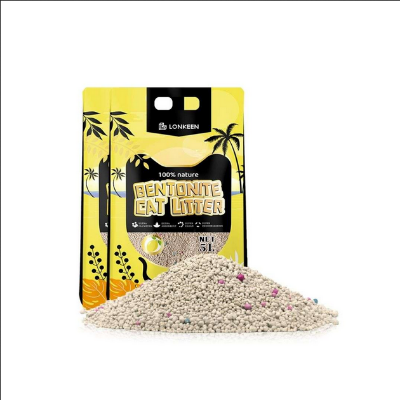 Picture of Pasir Gumpal Kucing Wangi Lonkeen Bentonite Cat Litter - 5L