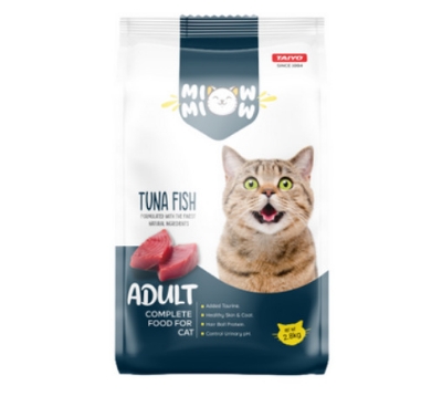 Picture of TAIYO MIOW MIOW Adult Tuna Fish, Complete Food for Cat | Formulated with Finest Natural Ingredients (2.8Kg)