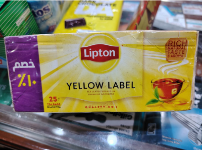 Picture of Lipton Yellow Label Tea Bags - International Blend 25 per pack