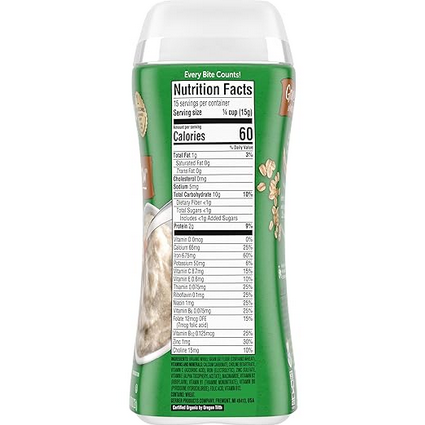 Picture of Cereal Organic 1st Foods, Grain & Grow, Oatmeal-227g