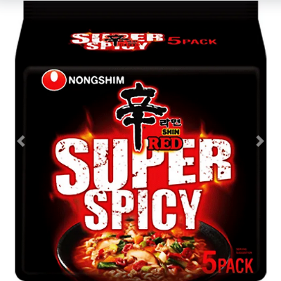 Picture of Nongshim Shin Red Super Spicy 5x120g (Korean)