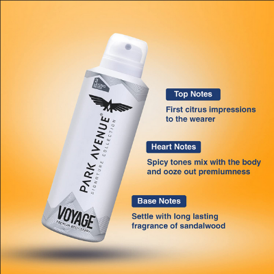 Picture of PARK AVENUE voyage Body Spray - For Men & Women  (150 ml)