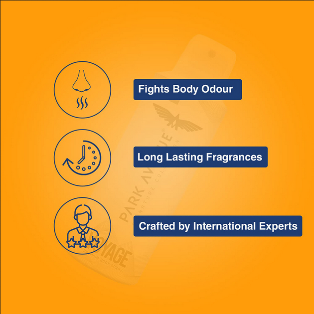 Picture of PARK AVENUE voyage Body Spray - For Men & Women  (150 ml)