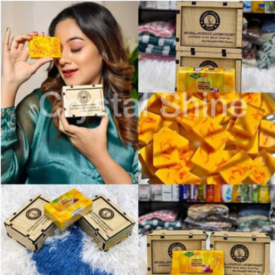 Picture of Saffron Goat Milk Soap-100g