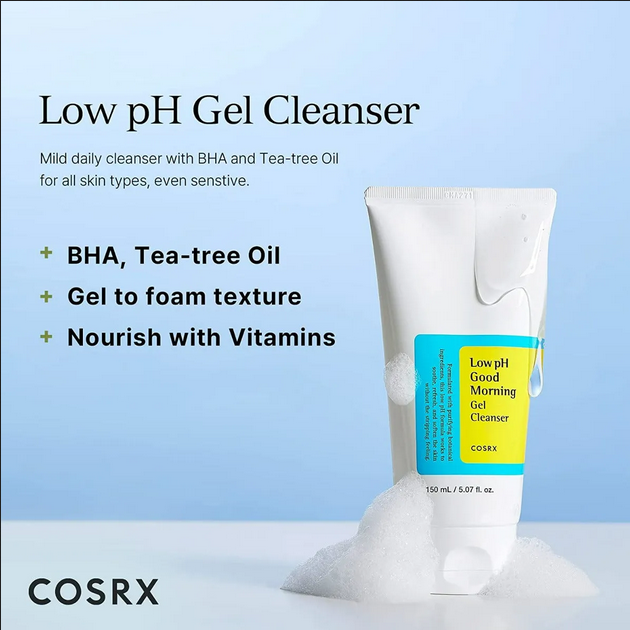 Picture of COSRX Low pH Good Morning Gel Cleanser-150ml