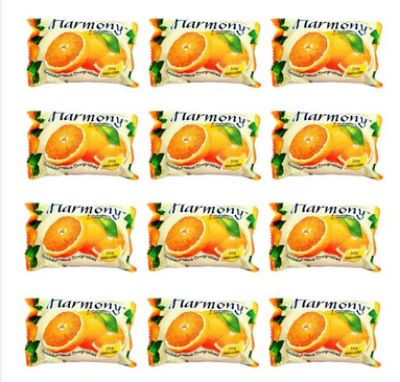 Picture of Harmony Fruity Orange Soap (12 pcs) - 45 gm