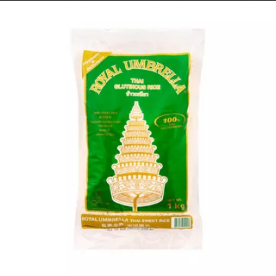 Picture of Thai White Glutinus Rice Sticky (Bin) Rice White Binny Rice 1 Kg