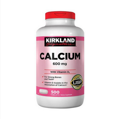 Picture of Kirkland Signature Calcium 600 mg. with Vitamin D3, 500 Tablets usa