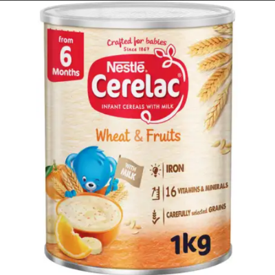 Picture of Cerelac Baby Cereal Wheat & Fruit-1kg (Spain)