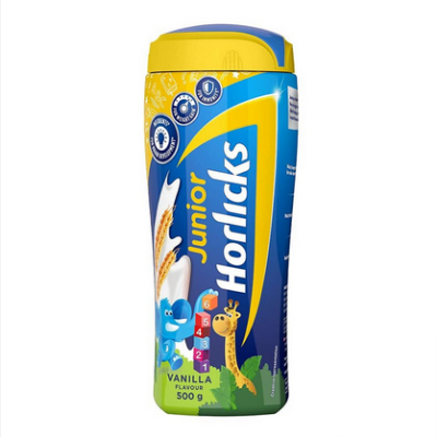 Picture of Junior Horlicks Vanilla Health & Nutrition Drink 500gm( indian)