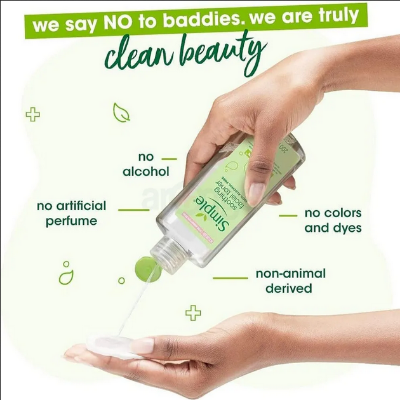 Picture of Simple Soothing Facial Toner 200 Ml Hydrating Gentle Facial Mist for All Skin Types Alcohol-Free Skincare