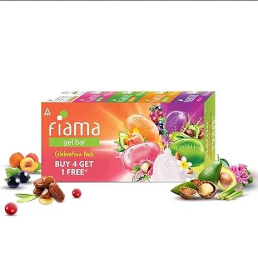 Picture of Fiama Di Wills Gel Bar Soap 5x125g Soap Celebration Pack India
