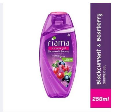 Picture of Get a Radiant Glow with Fiama Di Wills Black Currant Bearberry Shower Gel-250ml