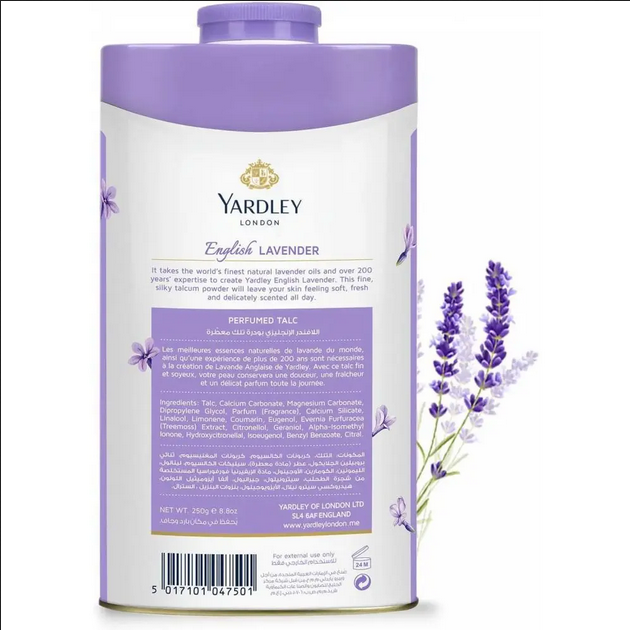 Picture of Yardley London - Perfumed Talc English Lavender 250g