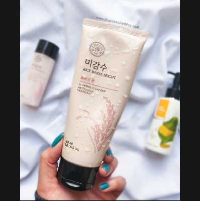 Picture of The Face Shop Rice Water Bright Foaming Cleanser Nettoyant Moussant-150ml (Korea)