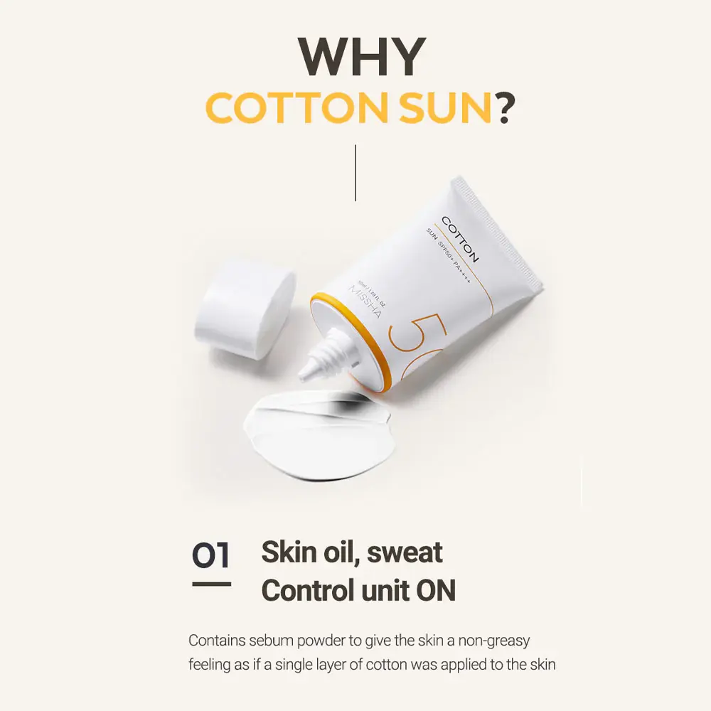 Picture of Missha Cotton Sun All Around Safe Block SPF50+ PA++++ (Korea)