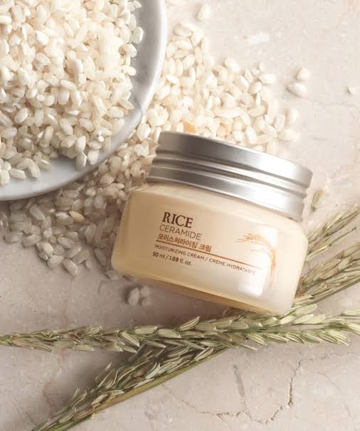 Picture of THE FACE SHOP Rice Ceramide Moisturizing Cream | Rich Moisturizer for Smooth & Glowing Skin |