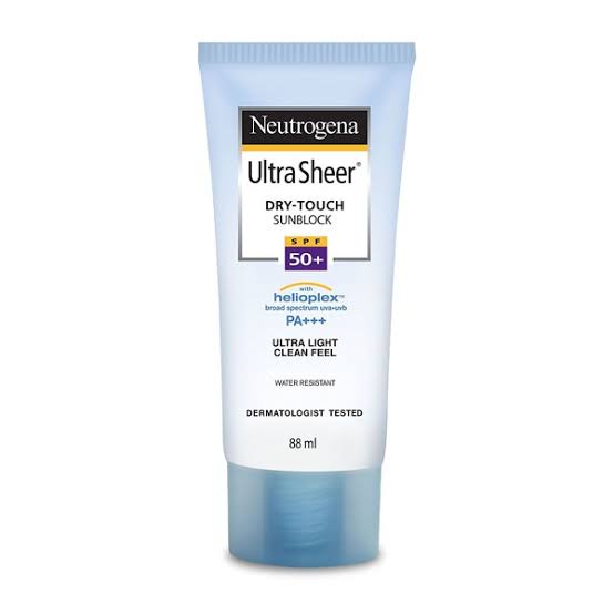 Picture of Neutrogena Ultra Sheer Dry-Touch Sunblock SPF50+ PA+++ for Ultra Light Clean Feel 80ml