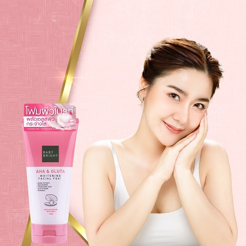 Picture of Baby Bright AHA & Gluta Whitening Facial Foam 120gm