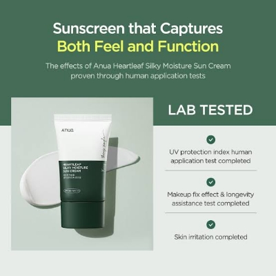 Picture of Anua Heartleaf Silky Moisture Sunscreen (50ml)