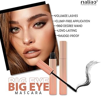 Picture of Maliao Big Eye HD Waterproof Mascara Black - 7 ml