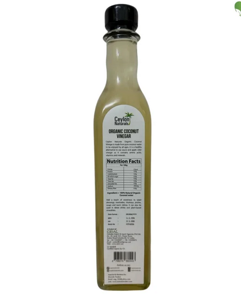 Picture of Ceylon Naturals Organic Coconut Vinegar -500ml (Sri Lanka)