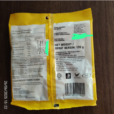 Picture of Rinda Almond Toffee 120gm-Malaysia