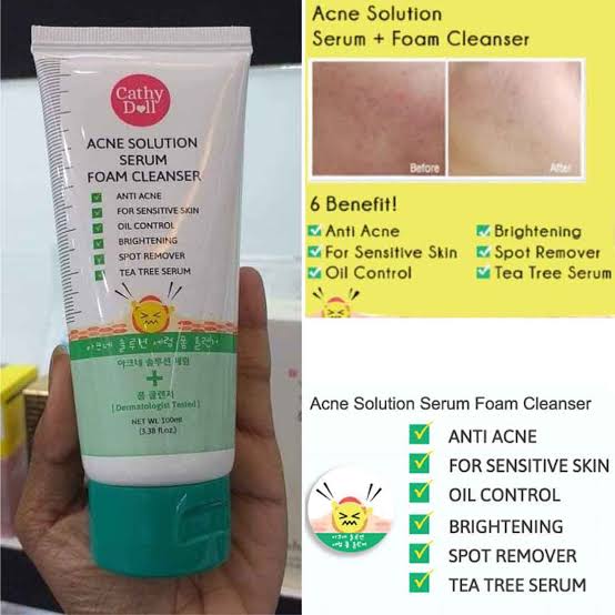 Picture of Cathy Doll Acne Solution Serum Foam Cleanser 100ml