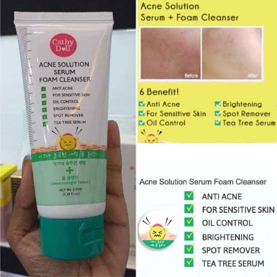 Picture of Cathy Doll Acne Solution Serum Foam Cleanser 100ml