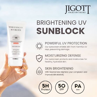 Picture of Jigott Whitening UV Sun Block SPF 50+/PA+++-70ml