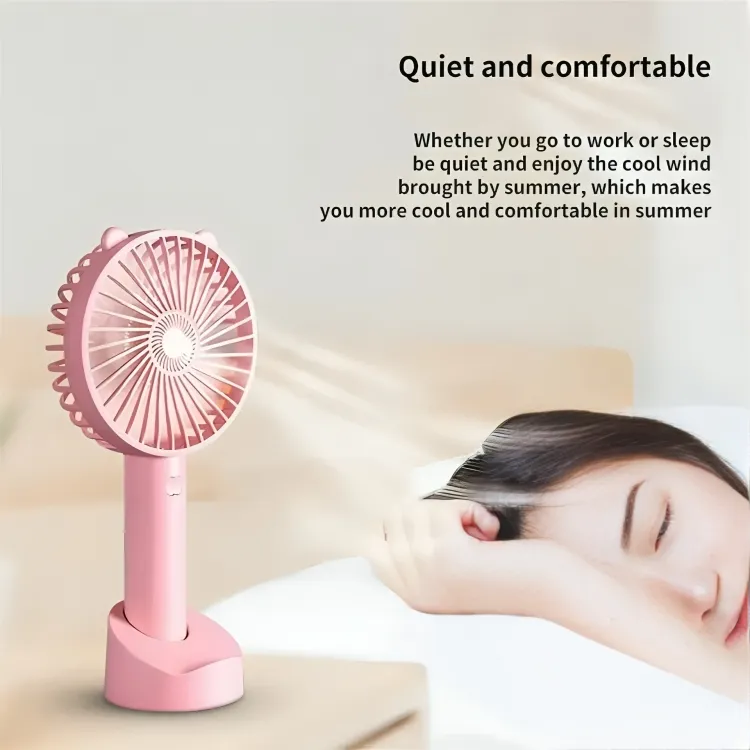 Picture of Portable Mini Fan Rechargeable Handheld Fan