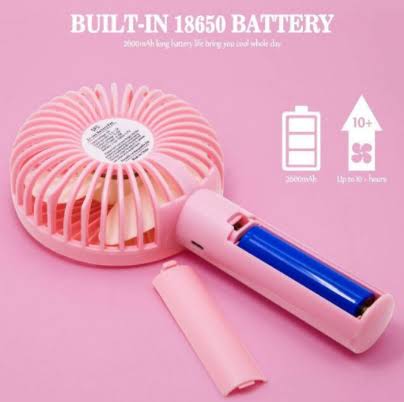 Picture of Portable Mini Fan Rechargeable Handheld Fan