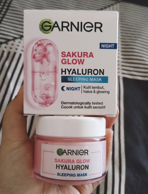 Picture of Garnier Skin Naturals Sakura Glow Hyaluron Sleeping Mask Night- 50ml-Thailand.