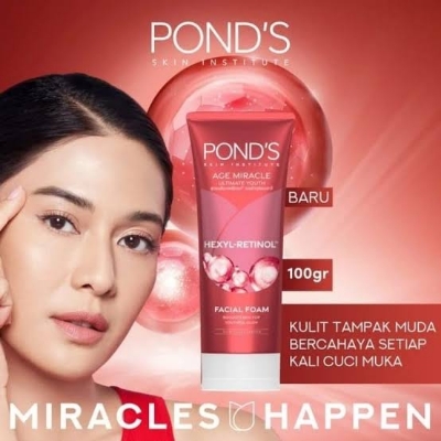 Picture of International Thailand product Pond's AGE MIRACLE face wash used for male/female -100ml